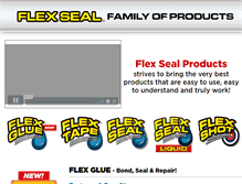 Tablet Screenshot of getflexseal.com